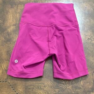 lululemon athletica Women's Magenta Bike Shorts